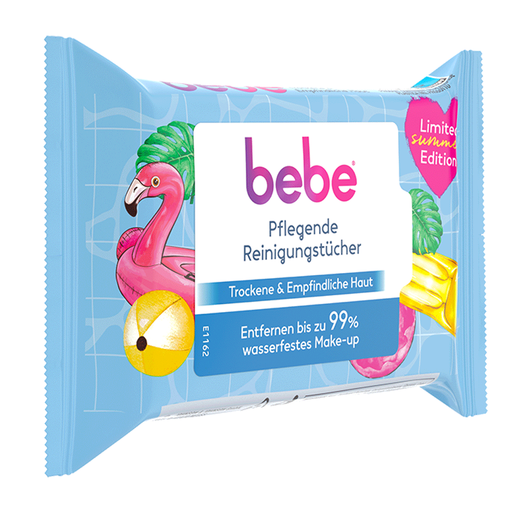 Bild: bebe Pflegende Reinigungstücher Miniformat