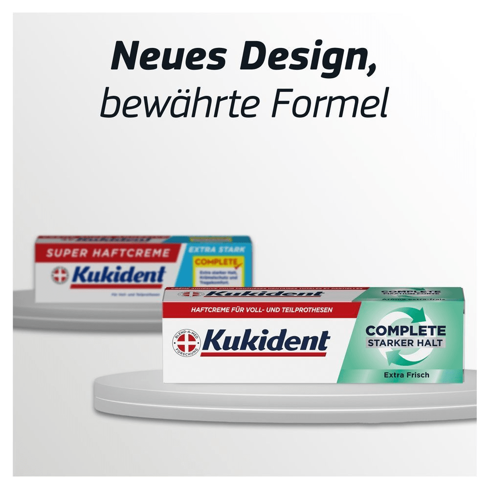 Bild: Kukident Complete Haftcreme, Extra Frisch