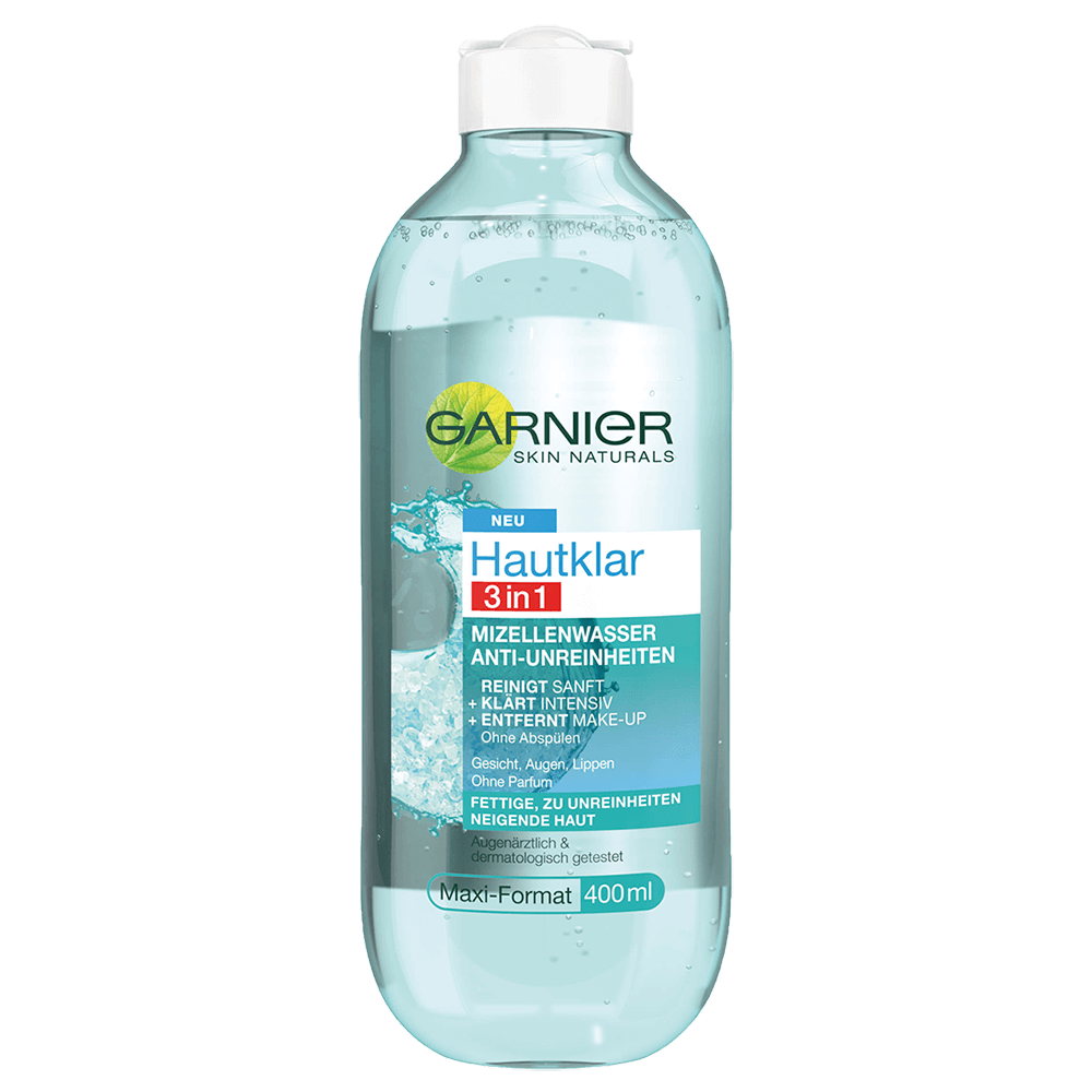 Bild: GARNIER SKIN NATURALS Hautklar 3in1 Mizellenwasser