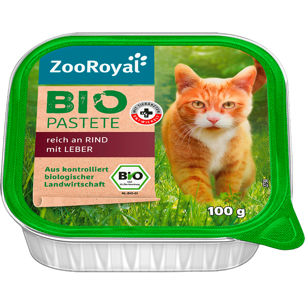 Bild: ZooRoyal Bio Pastete Rind mit Leber
