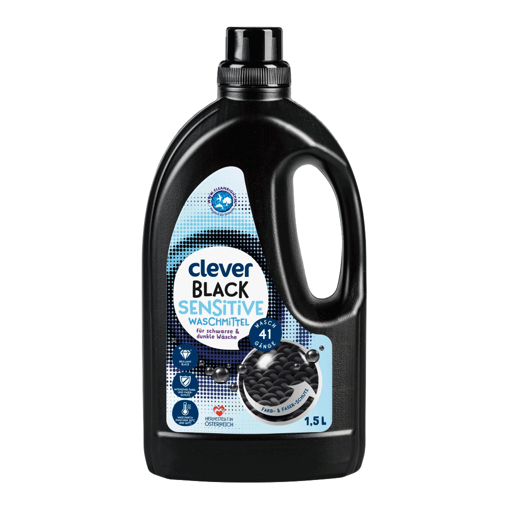 Bild: clever Black Sensitive Waschmittel