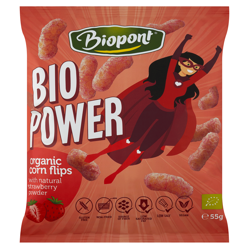 Bild: Biopont Corn Flips Erdbeere