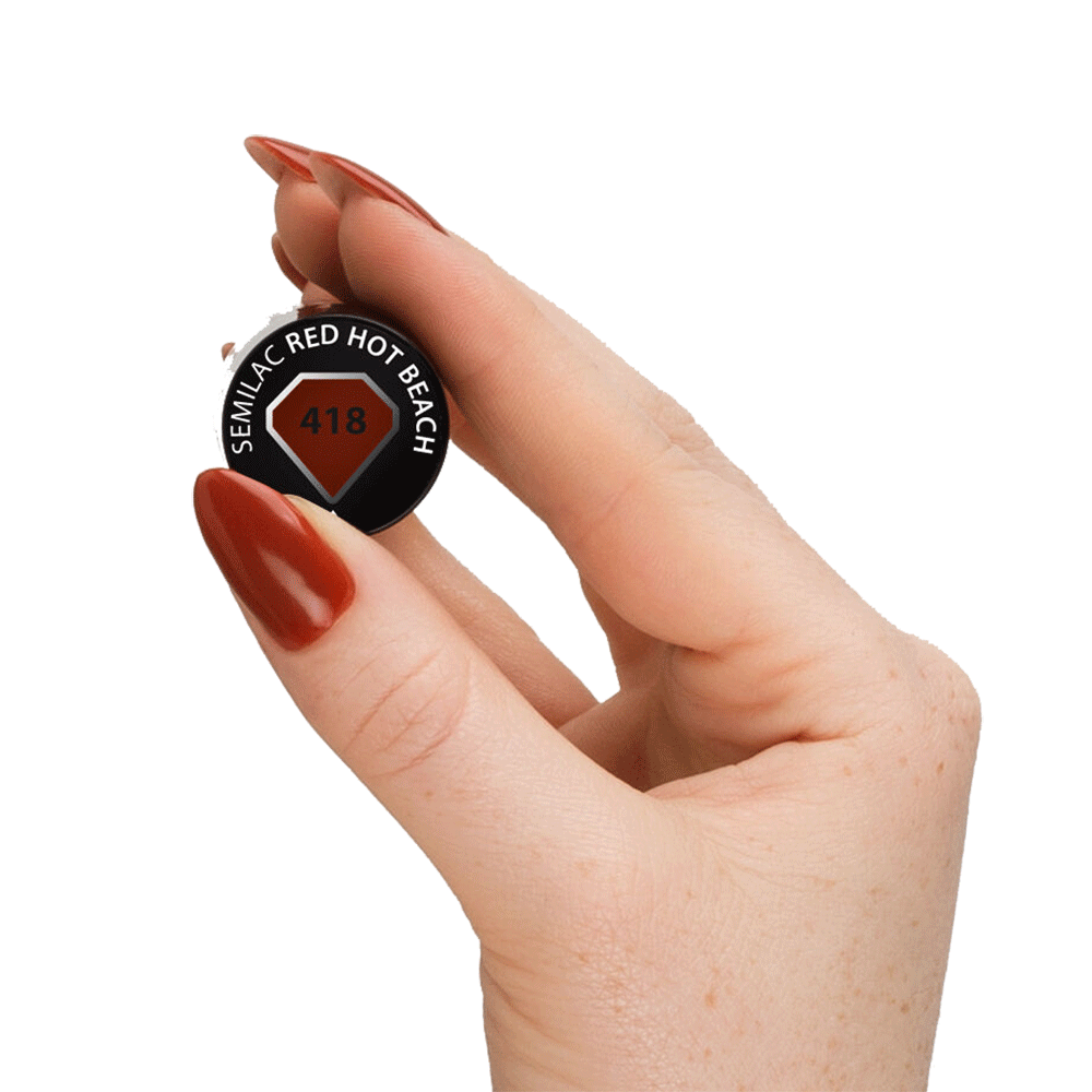 Bild: Semilac UV Nagellack Redhot Beach