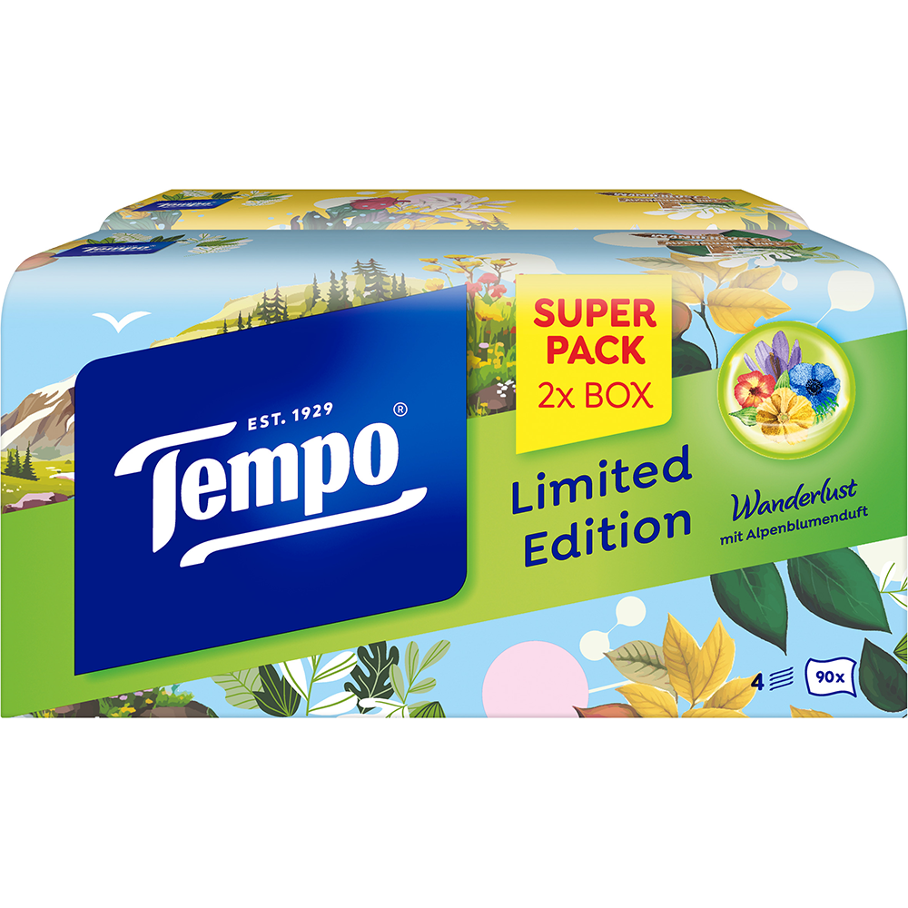 Bild: Tempo Taschentücher Duft Duo Box Limited Edition
