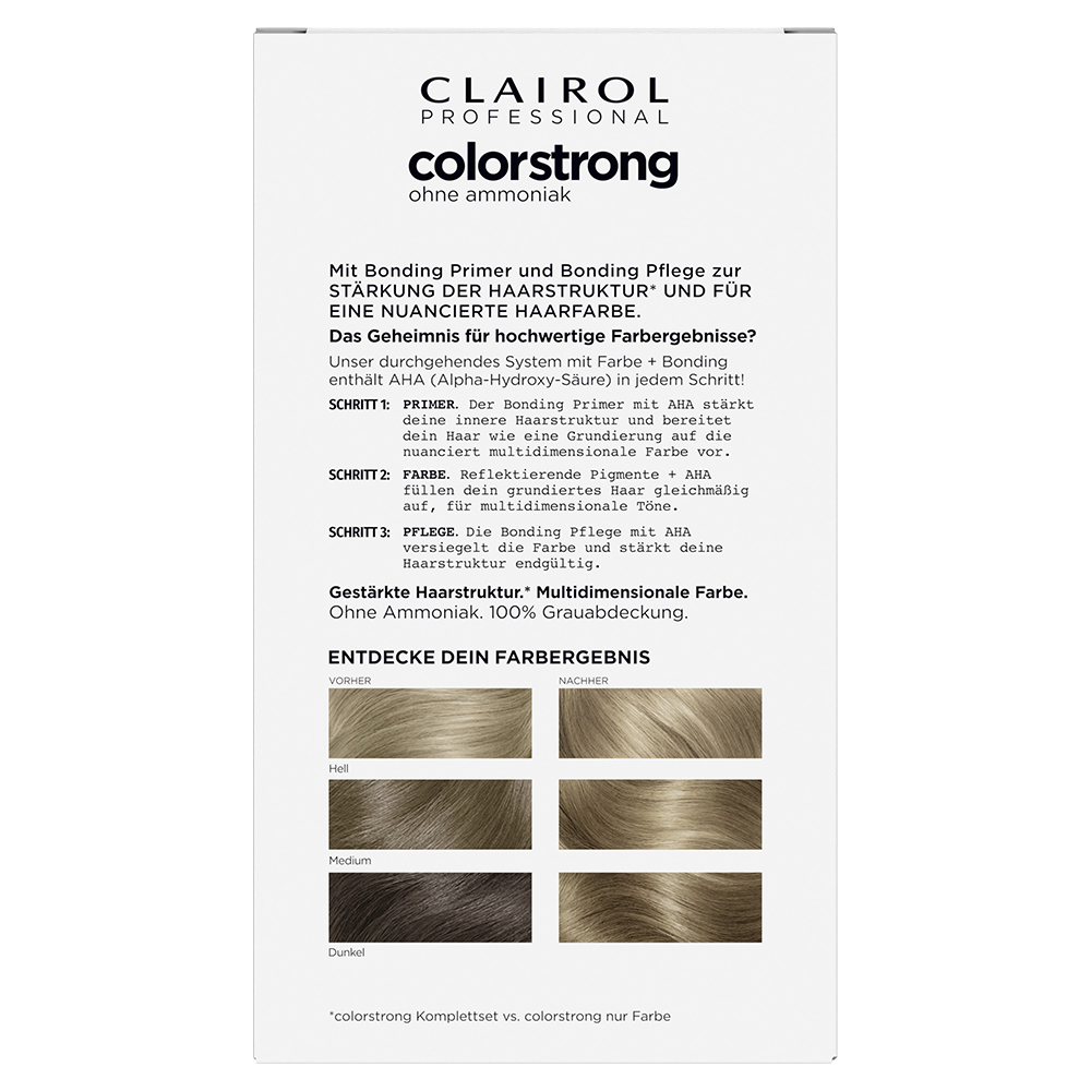 Bild: Clairol Professional Permanente Coloration Colorstrong Blond
