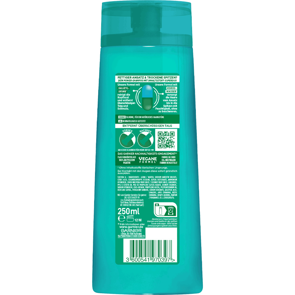 Bild: GARNIER FRUCTIS Coco Water Shampoo