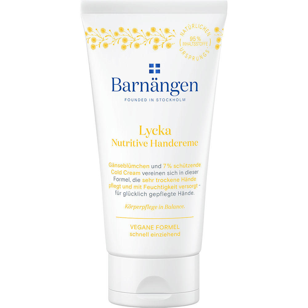 Bild: Barnängen Lycka Nutritive Handcreme Gänseblümchen