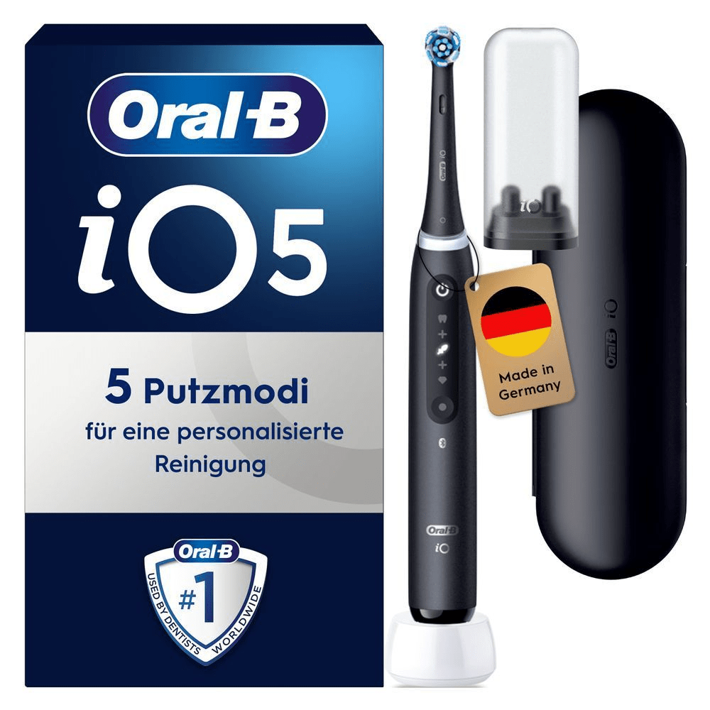 Bild: Oral-B iO Series 5 Elektrische Zahnbürste, Matt Black