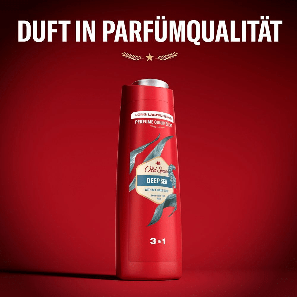Bild: Old Spice Deep Sea 3-in-1 Duschgel & Shampoo für Männer
