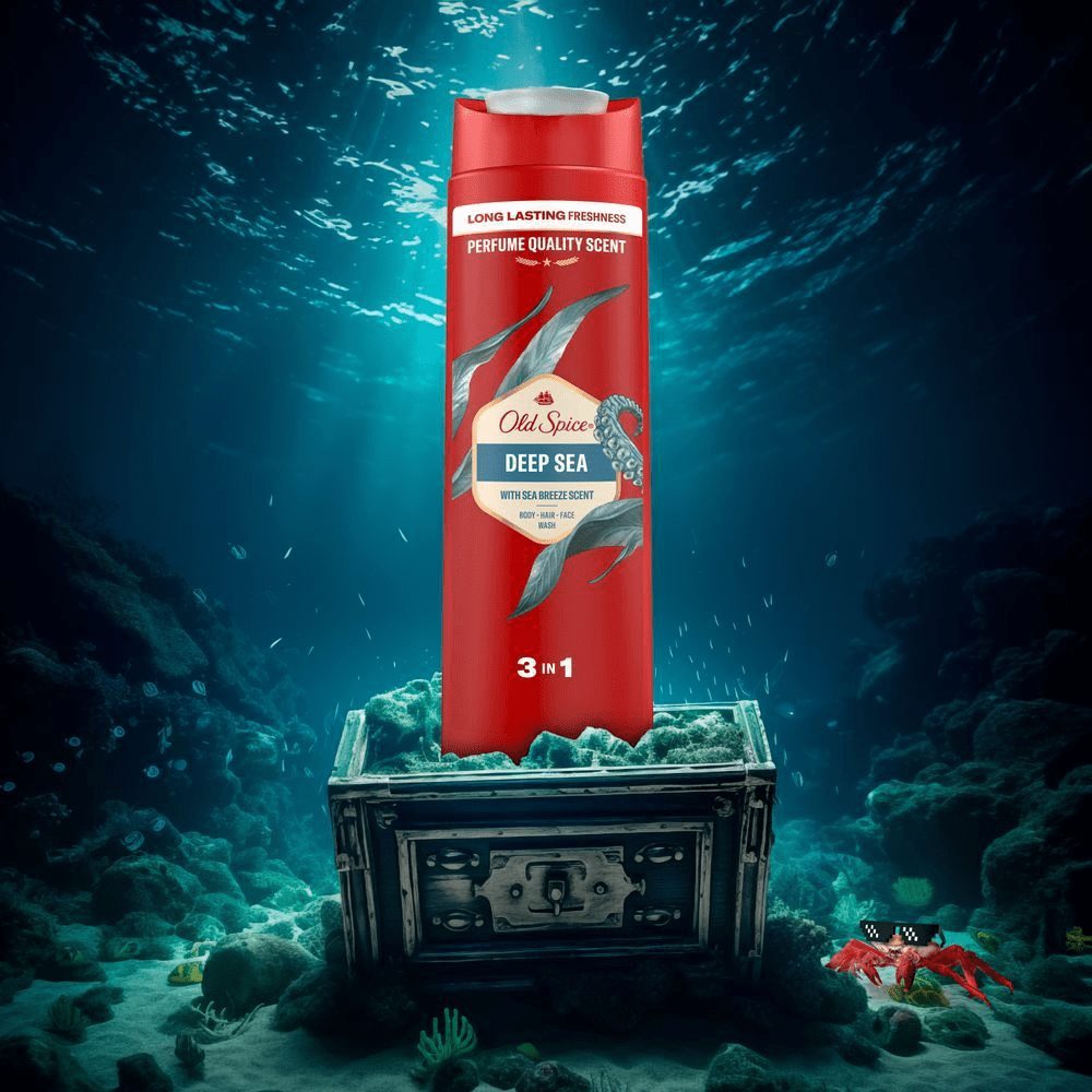 Bild: Old Spice Deep Sea 3-in-1 Duschgel & Shampoo für Männer