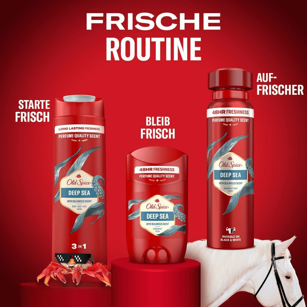 Bild: Old Spice Deep Sea 3-in-1 Duschgel & Shampoo für Männer