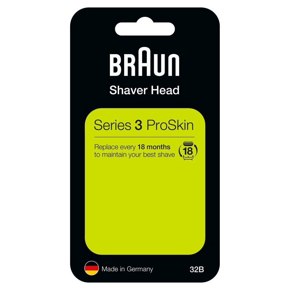 Bild: Braun Series 3 32B Elektrorasierer Ersatzscherteil – Schwarz