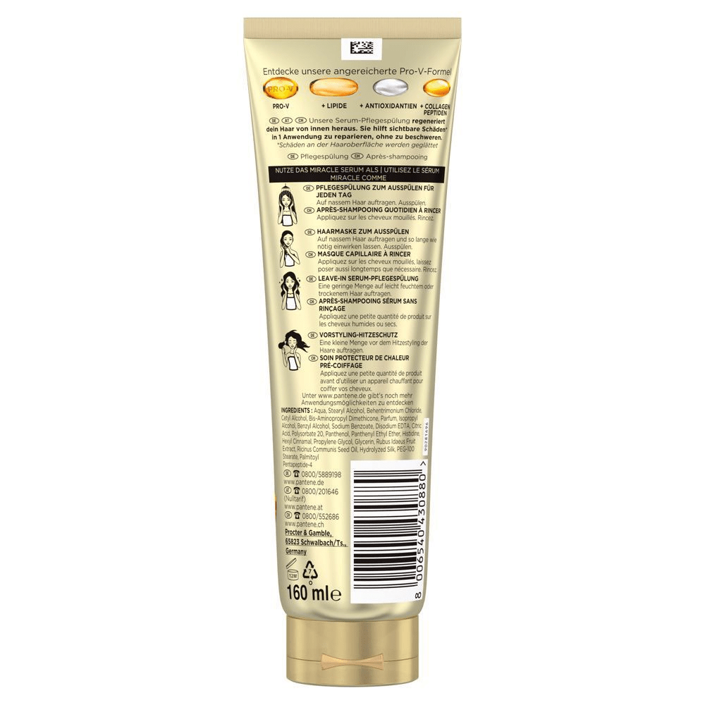 Bild: PANTENE PRO-V Repair & Protect Miracle Serum Pflegespülung & Intensivkur