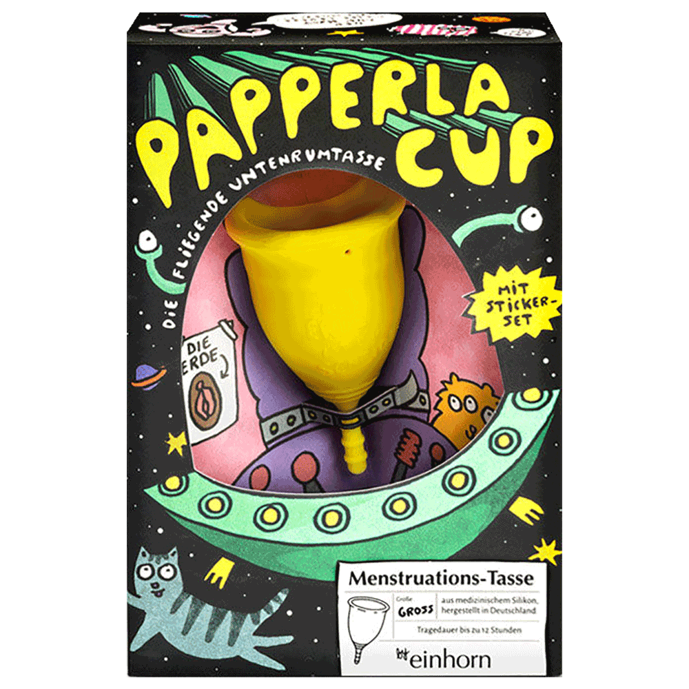 Bild: Einhorn Menstruationscup Größe M