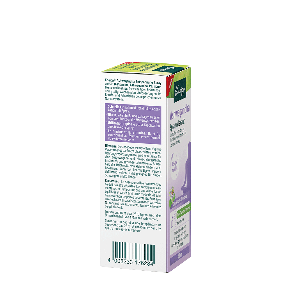 Bild: Kneipp Ashwagandha Entspannung Spray