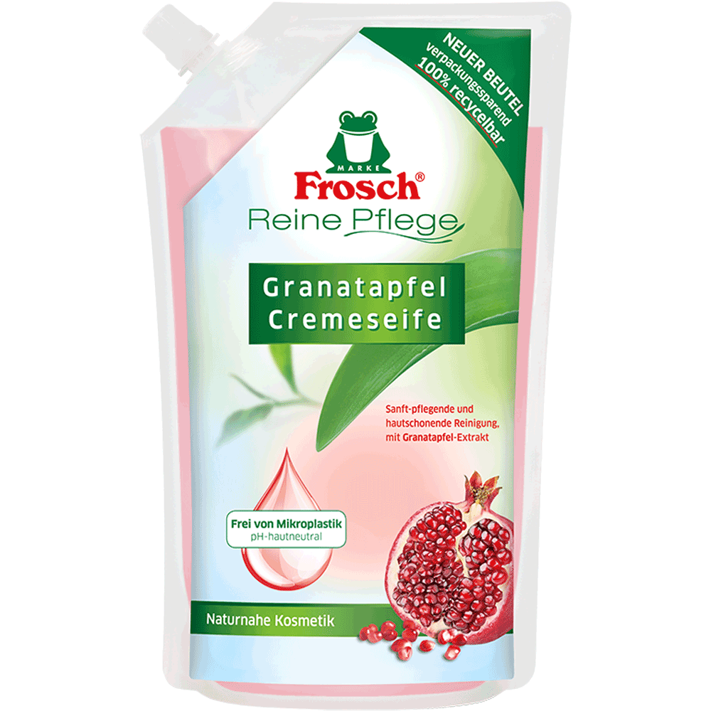 Bild: Frosch Granatapfel Cremeseife Nachfüllung