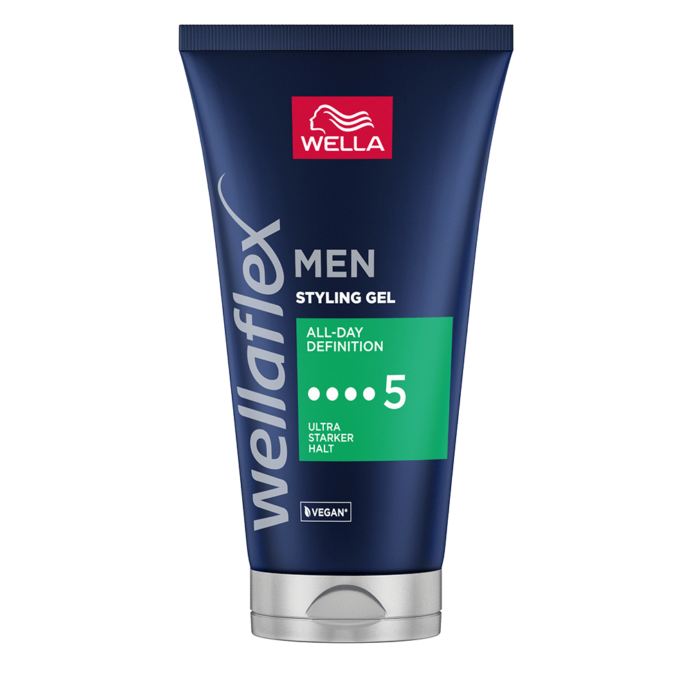 Bild: WELLA wellaflex Men Styling Gel All Day Definition Ultra Starker Halt