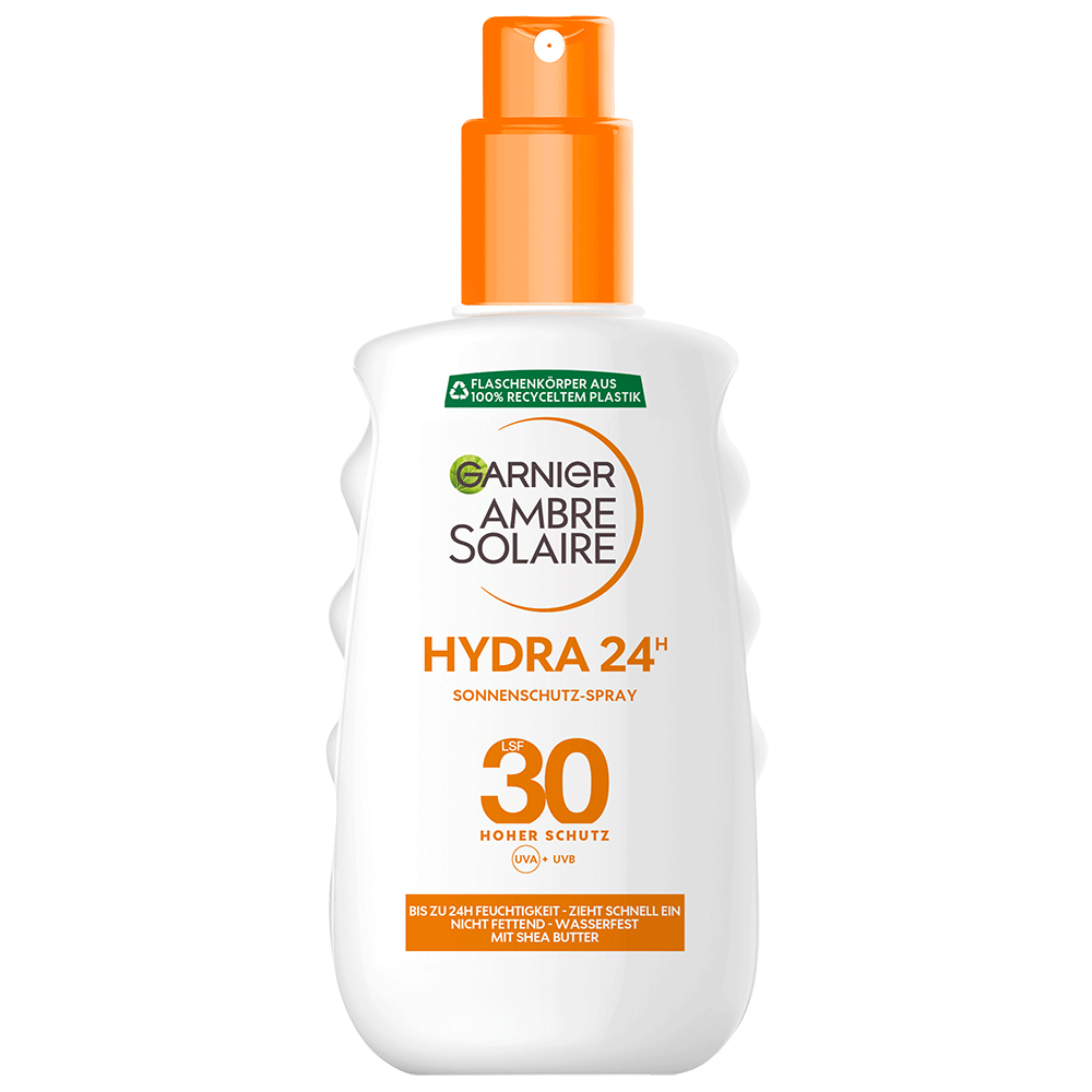Bild: GARNIER AMBRE SOLAIRE Hydra 24H Sonnenschutz-Spray