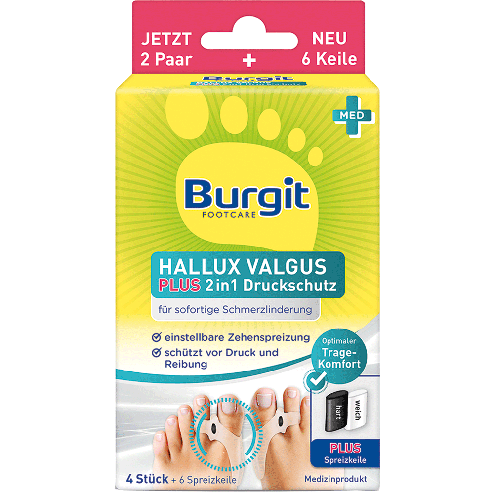Bild: Burgit Footcare Hallux Valgus Plus 2 IN 1