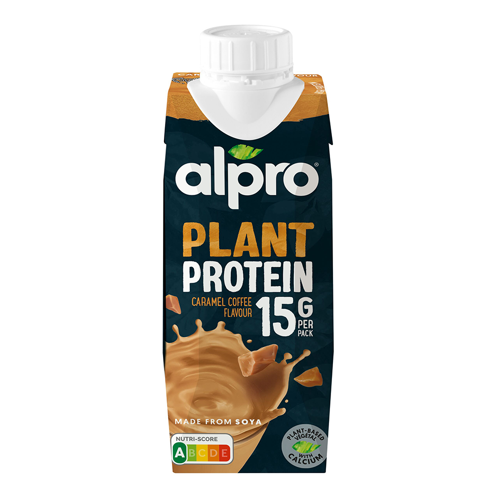 Bild: Alpro Plant Protein Drink Caramel Coffee