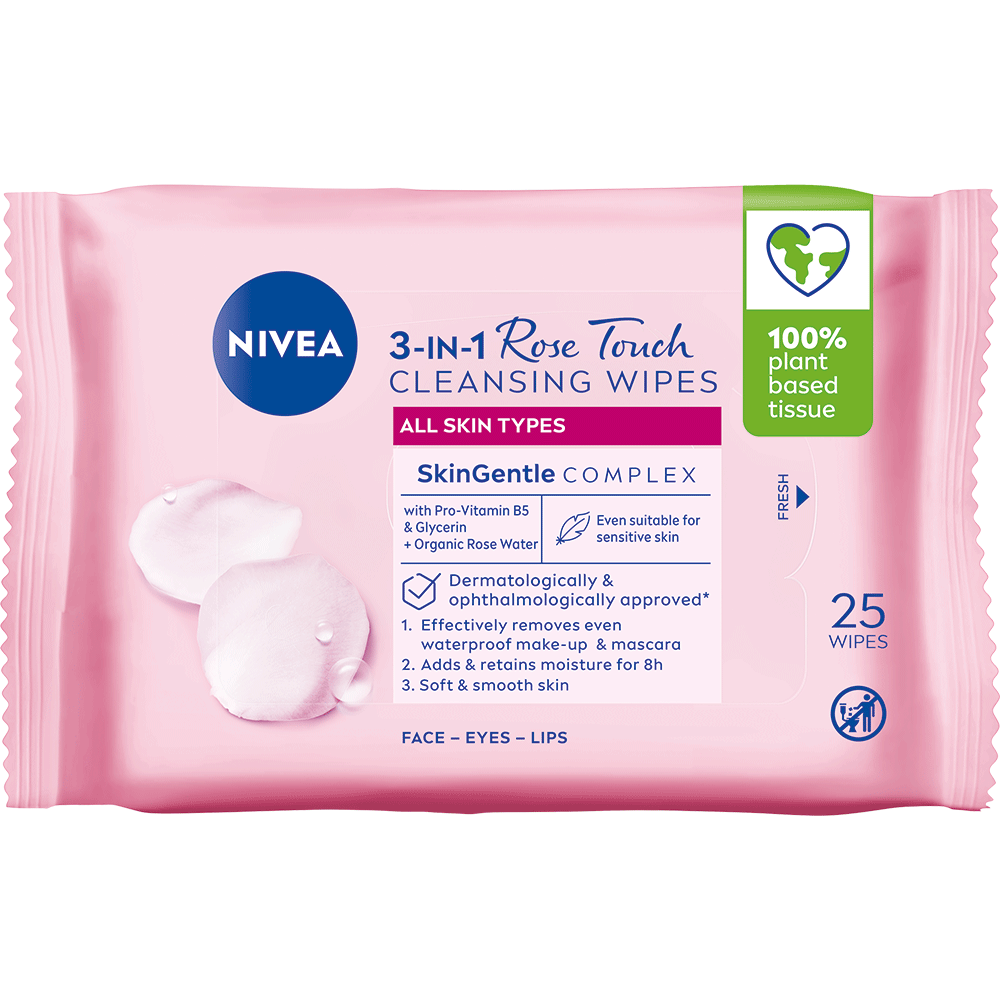 Bild: NIVEA 3in1 Rose Touch Reinigungstücher