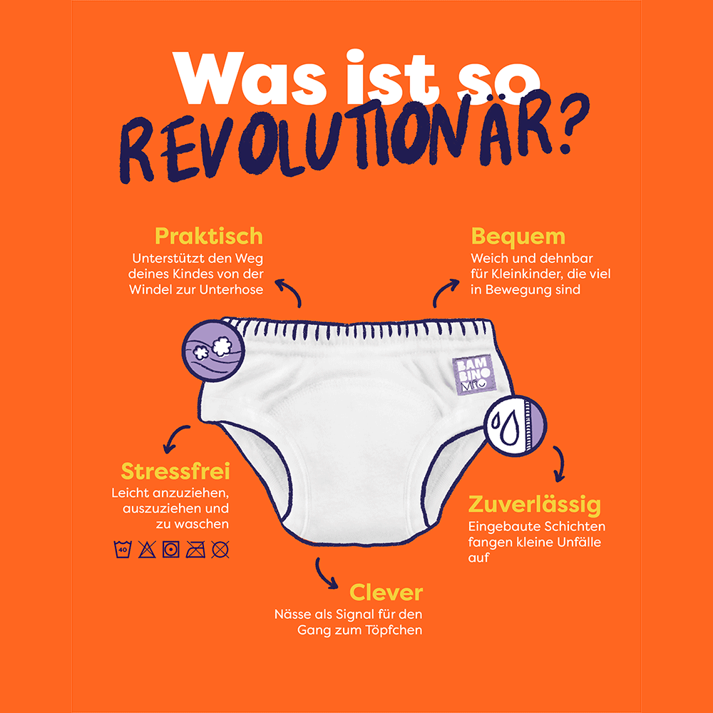 Bild: bambino mio Töpfchen-Trainingshose Crash 3-4 Jahre 