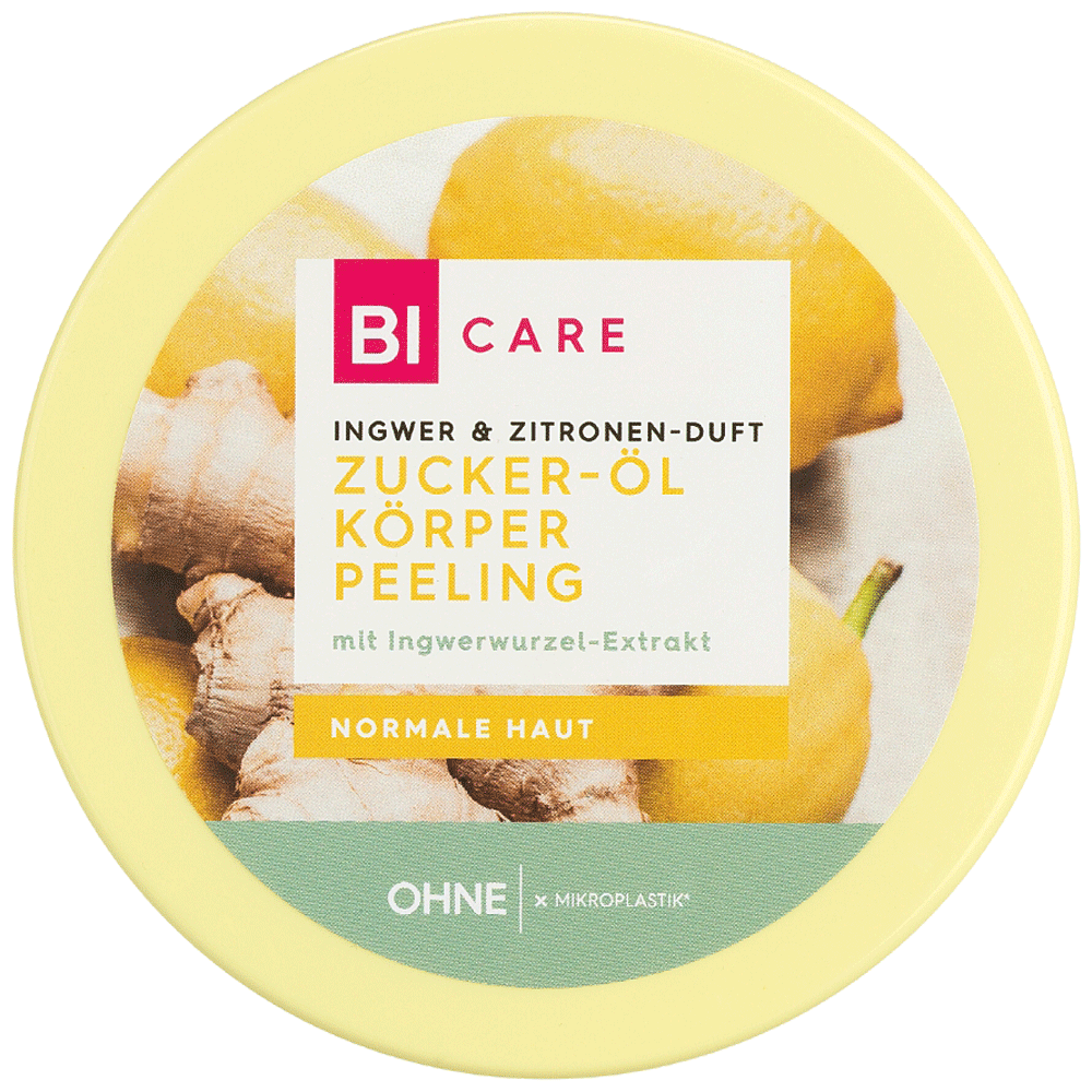 Bild: BI CARE Zucker-Öl-Peeling Ingwer & Zitrone