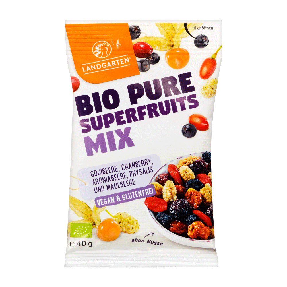 Bild: Landgarten Bio Pure Superfruits Mix