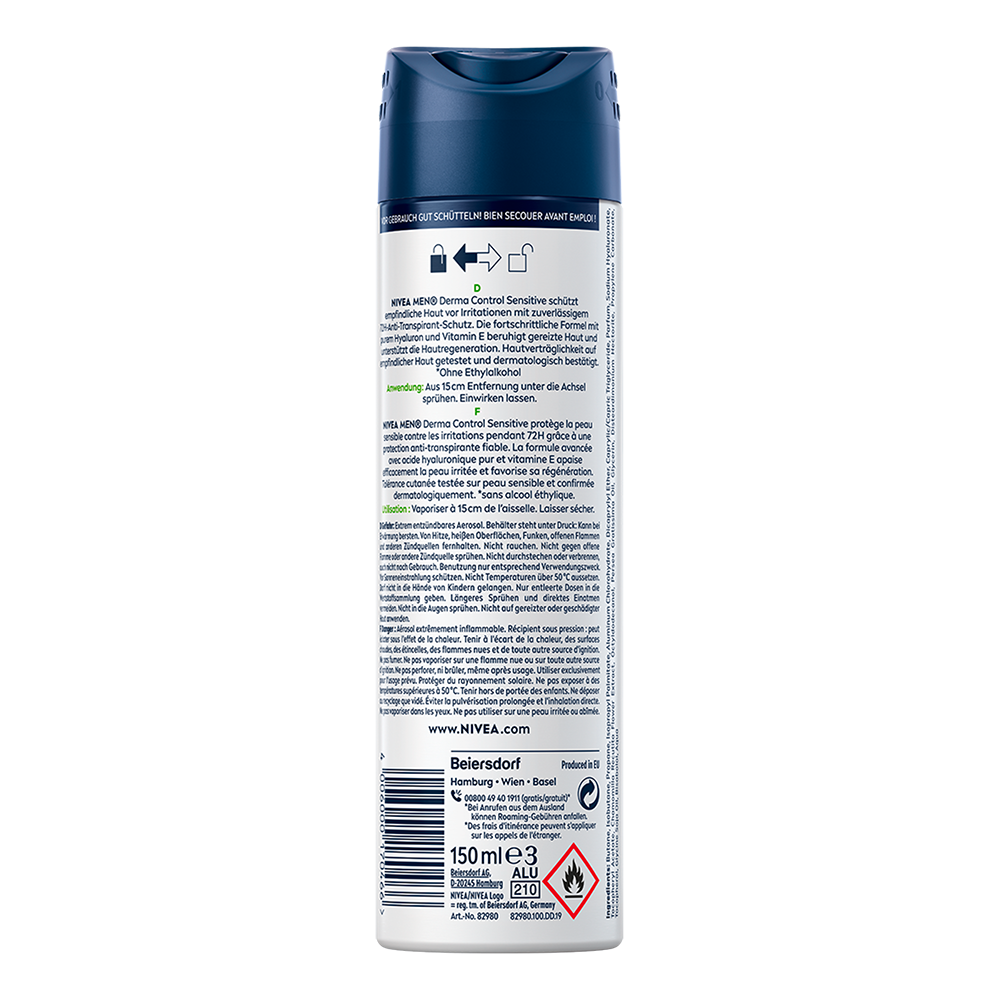 Bild: NIVEA MEN Deo-Spray Derma Control Sensitive