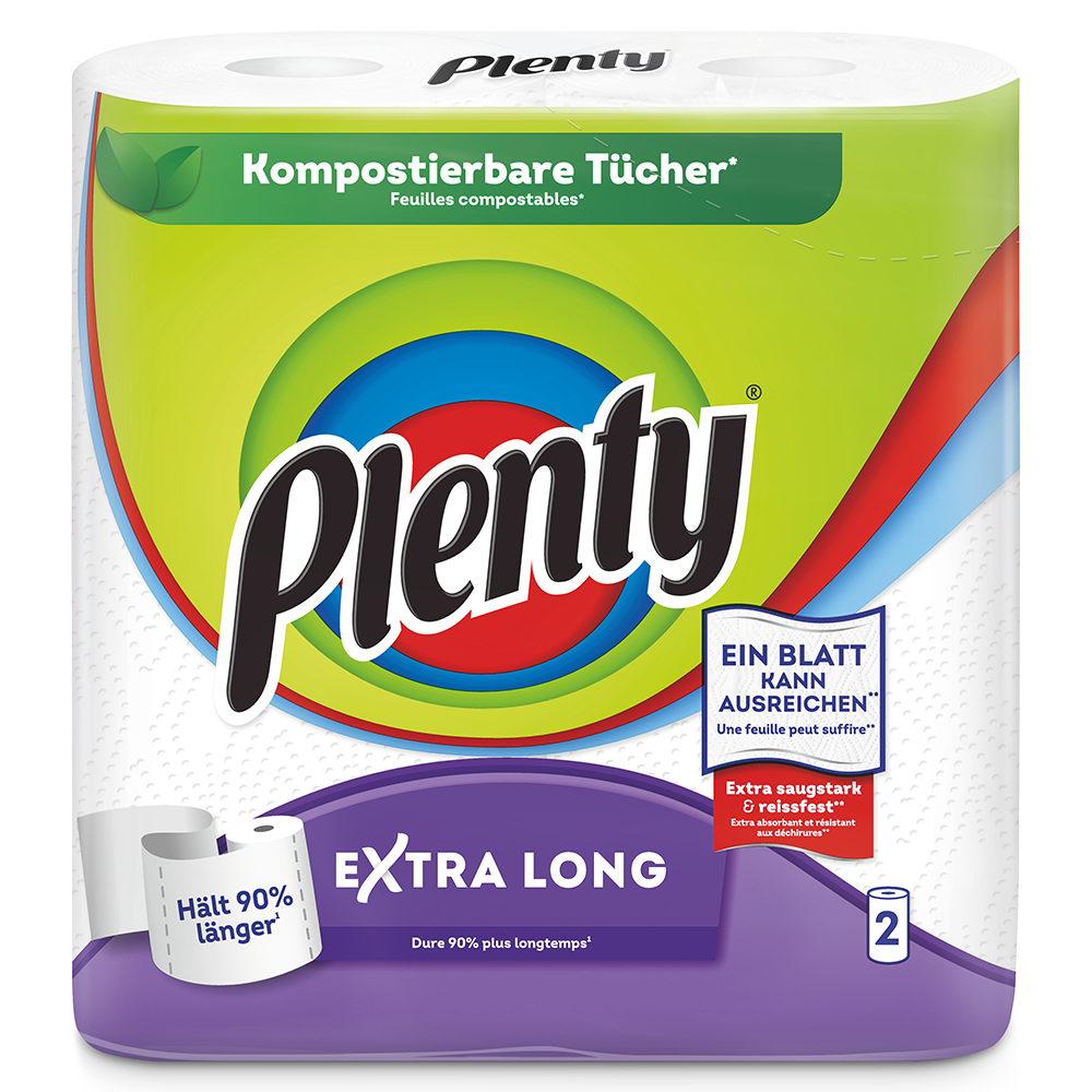 Bild: Plenty Küchenrollen eXtra Long