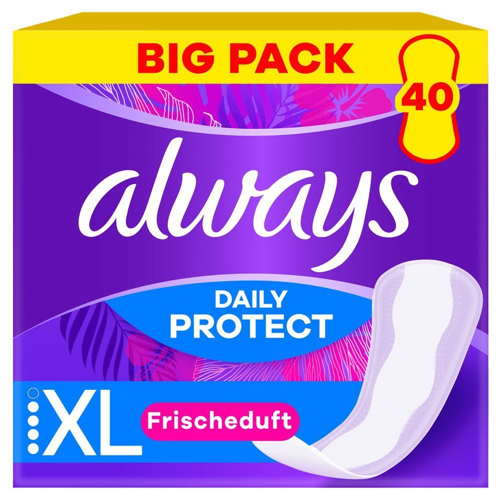 Bild: always Daily Protect Extra Long Slipeinlagen