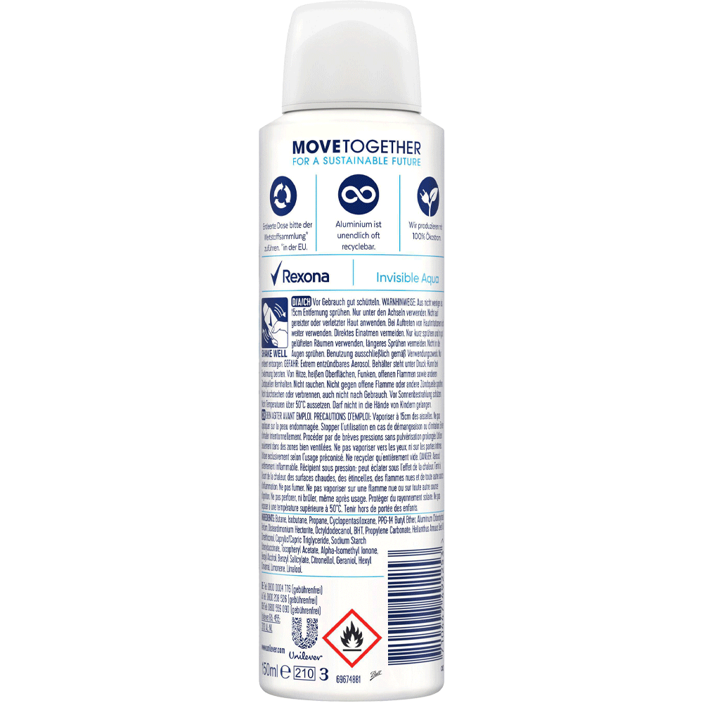 Bild: Rexona Motionsense Deo Spray Invisible Aqua