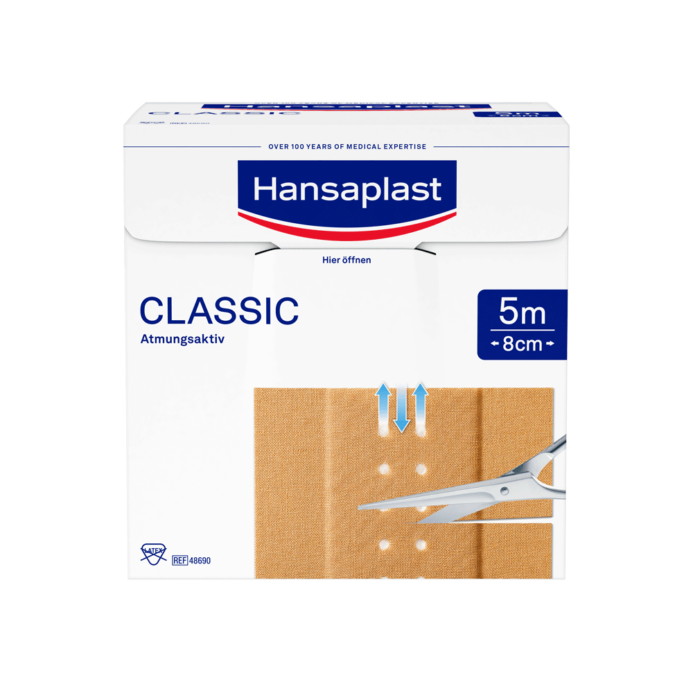 Bild: Hansaplast Classic Pflaster 5m x 8cm 