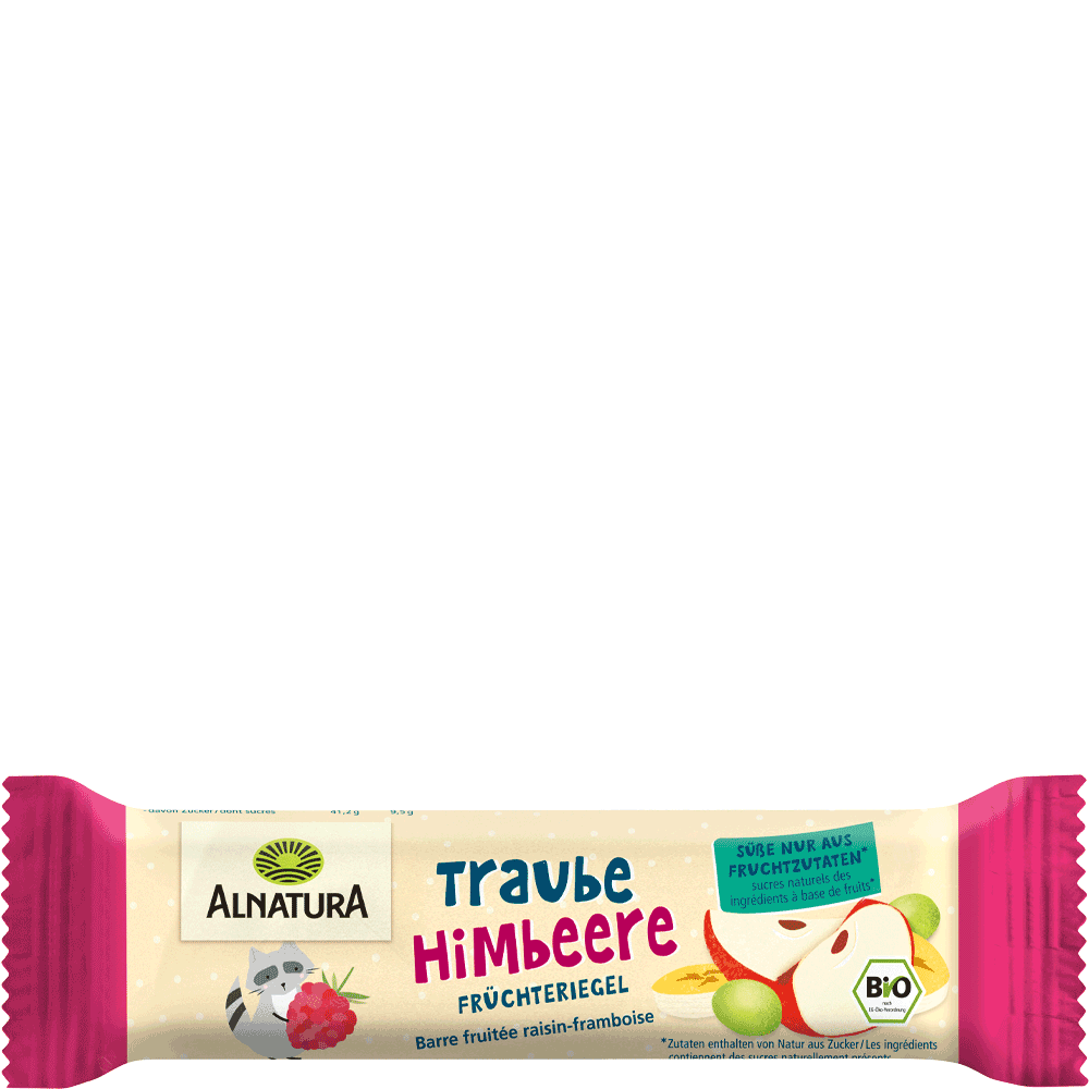 Bild: ALNATURA Früchteriegel Traube-Himbeer