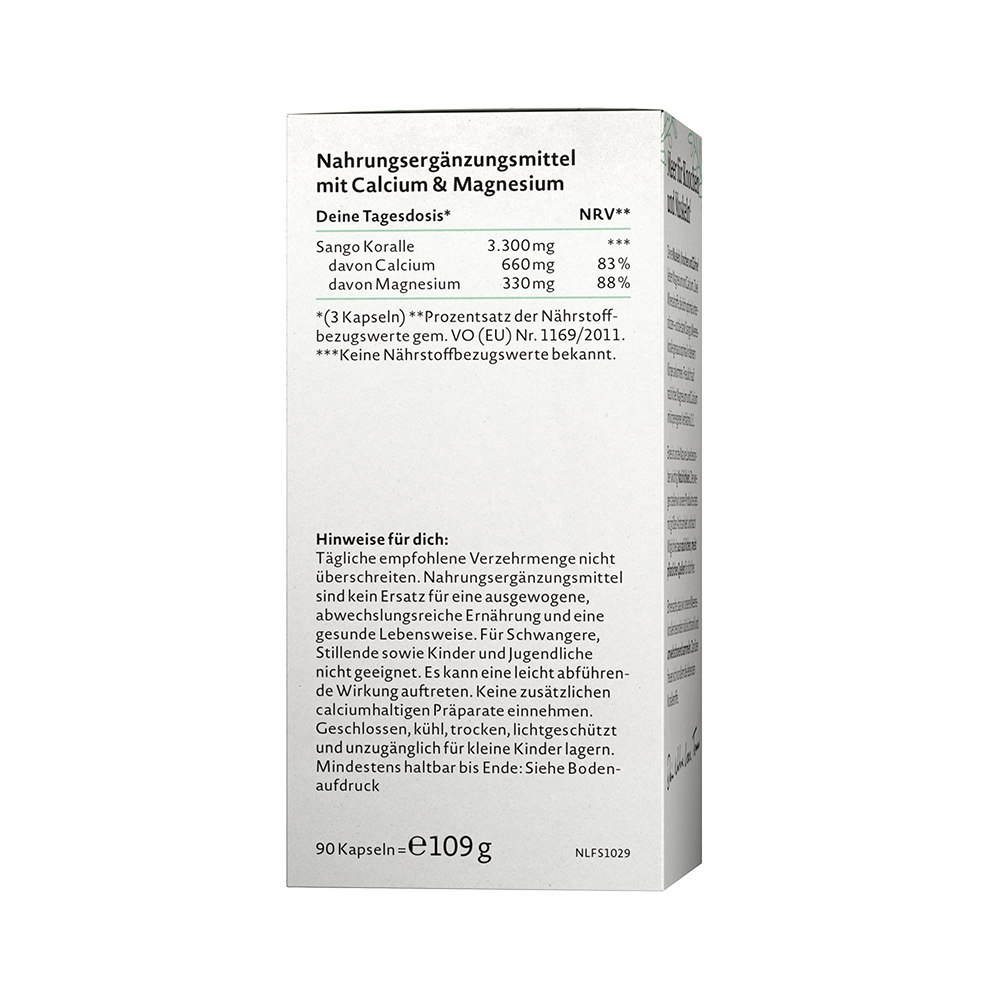 Bild: NATURE LOVE Sango Meereskoralle