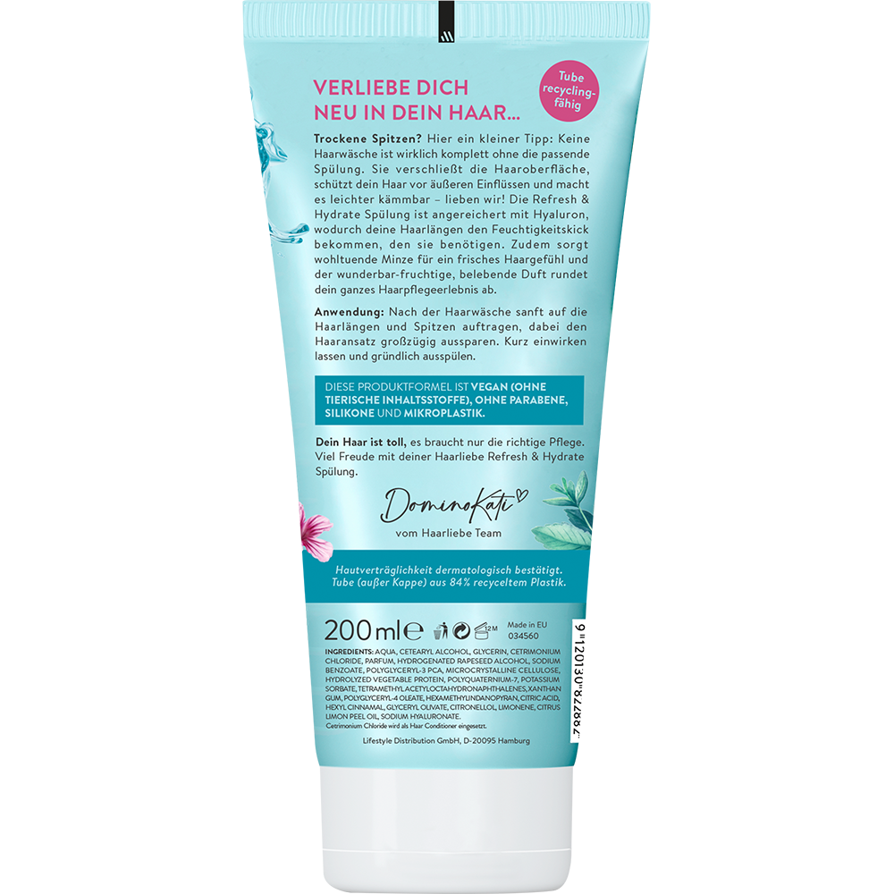 Bild: Haarliebe Refresh & Hydrate Spülung 