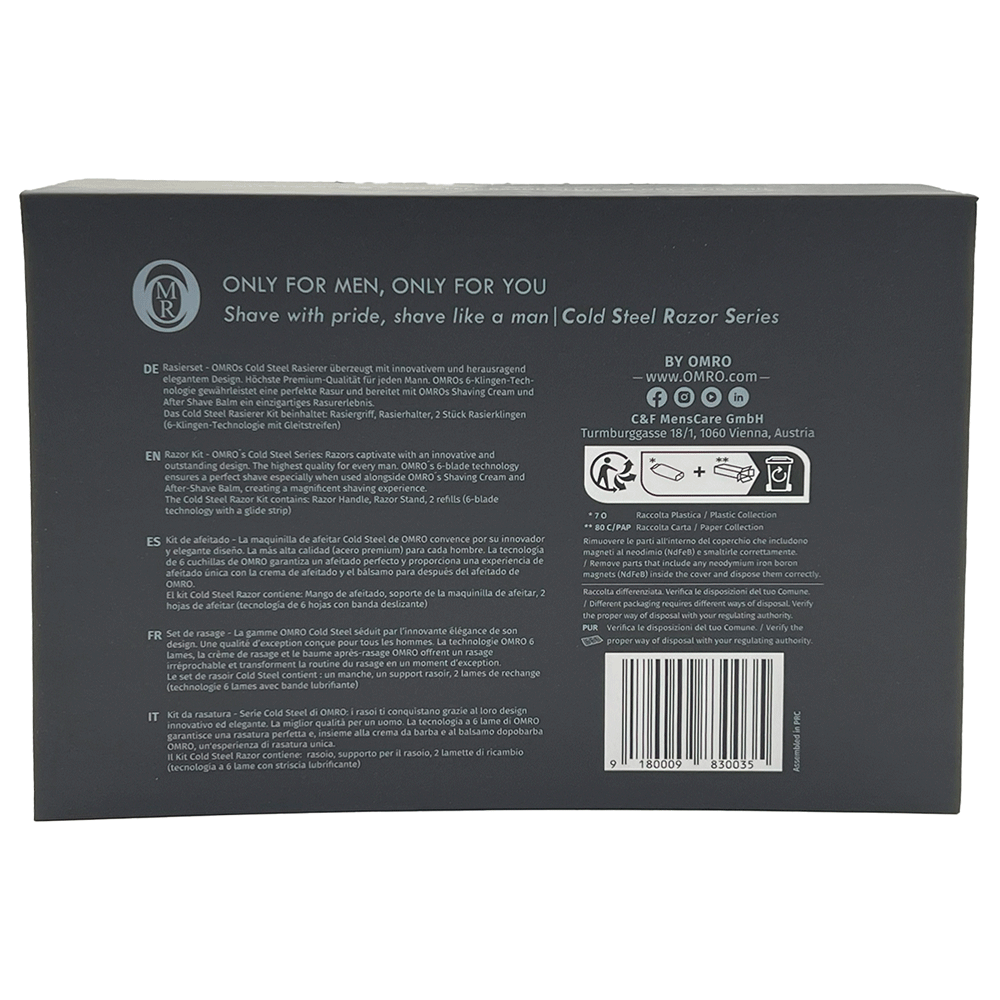 Bild: OMRO Rasierer Set