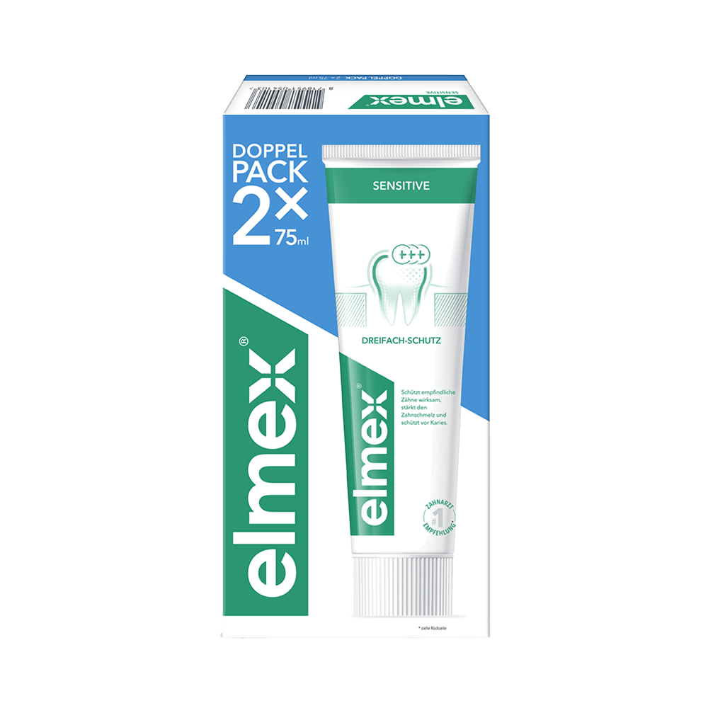 Bild: elmex Zahnpasta Sensitive Doppelpack