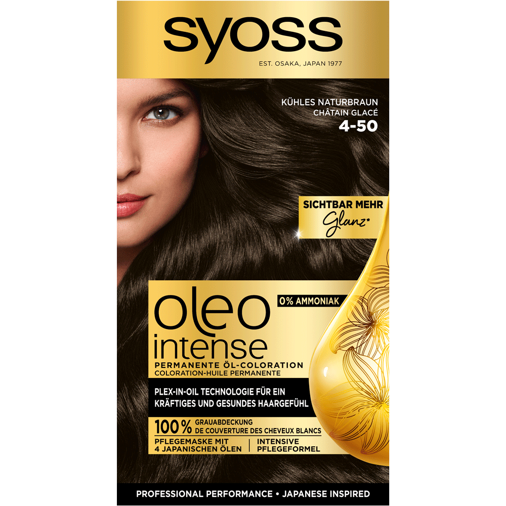 Bild: syoss oleo intense Permanente Öl Coloration Kühles Naturbraun