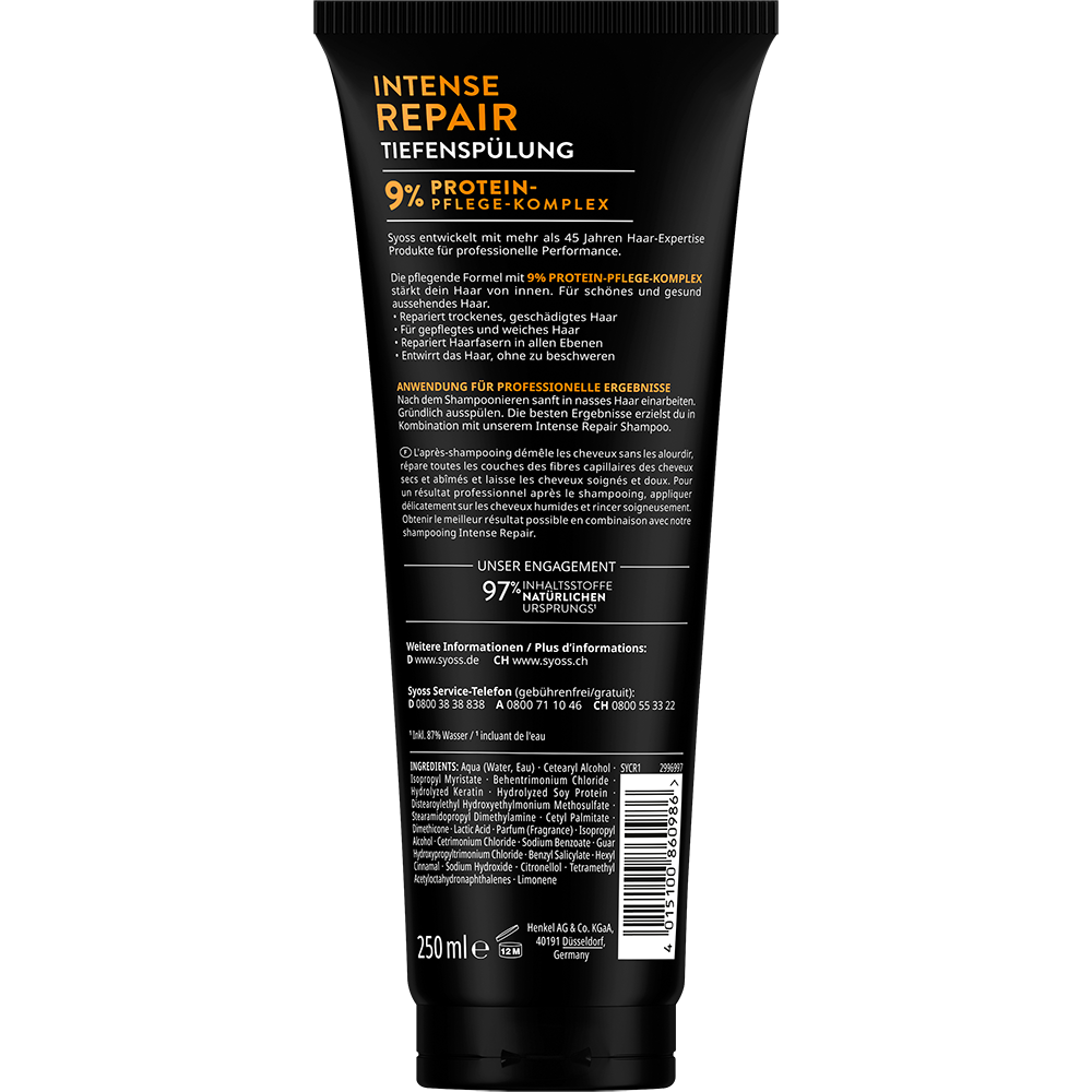 Bild: syoss Intense Repair Tiefenspülung
