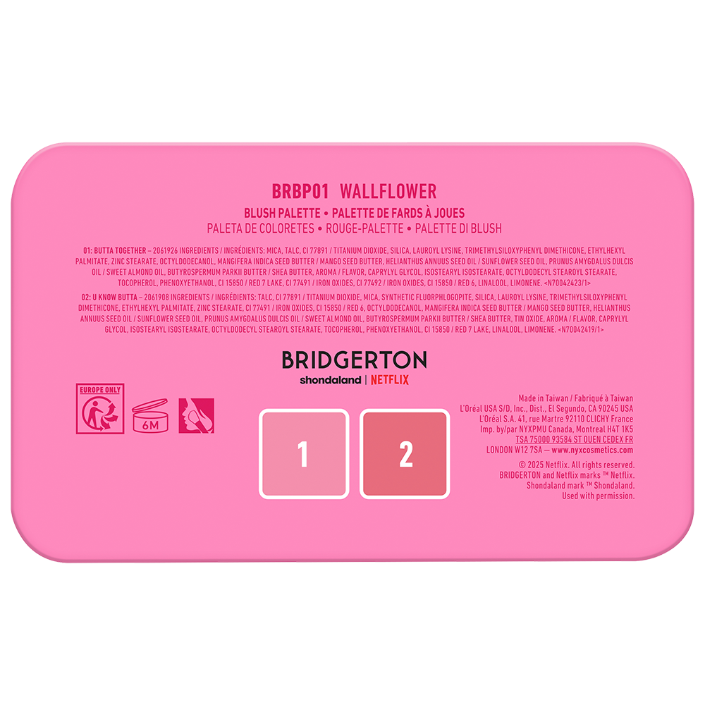 Bild: NYX Professional Make-up Bridgerton Royal Blush Palette 01