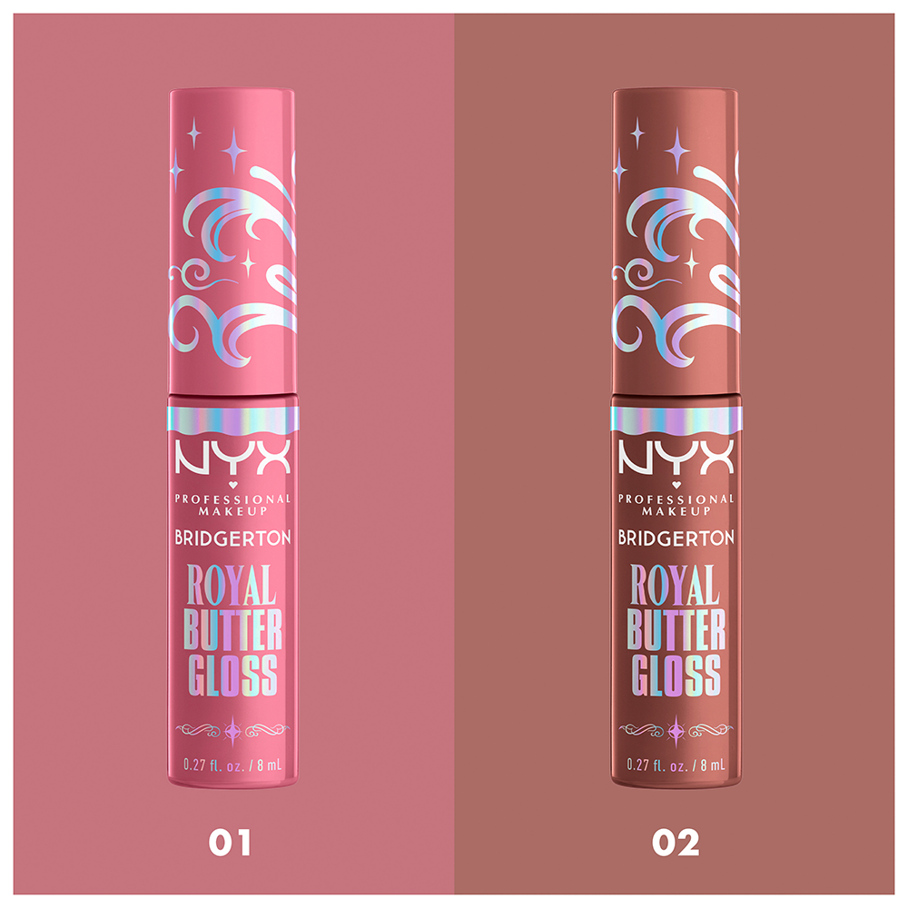 Bild: NYX Professional Make-up Bridgerton Royal Butter Lipgloss