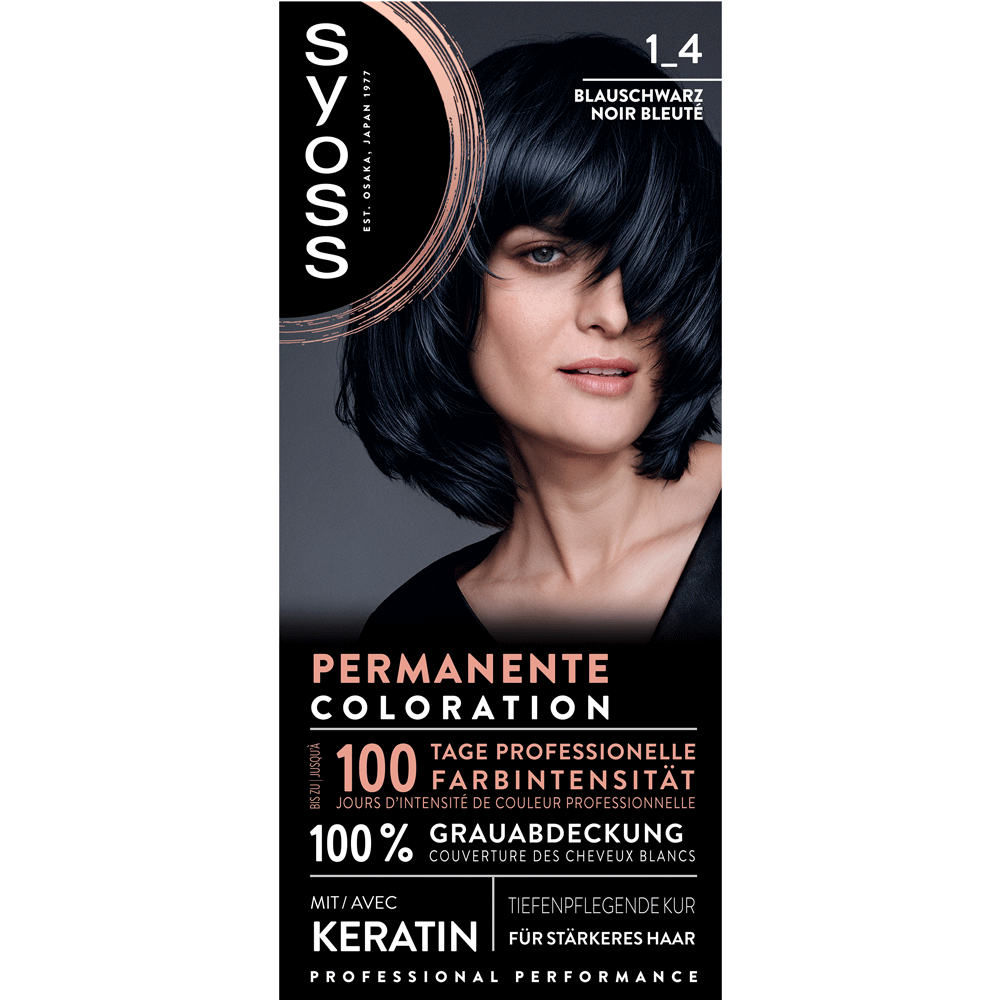 Bild: syoss Permanente Coloration Blauschwarz