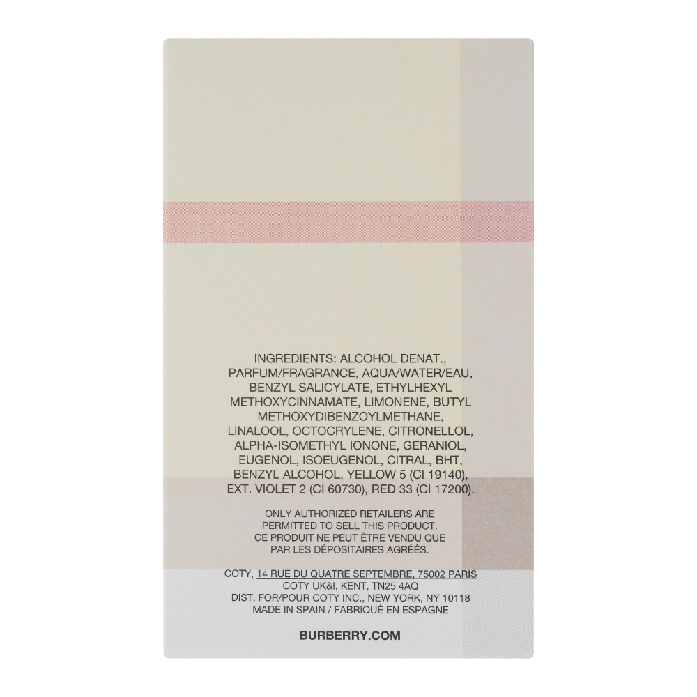 Bild: Burberry For Women Eau de Parfum 