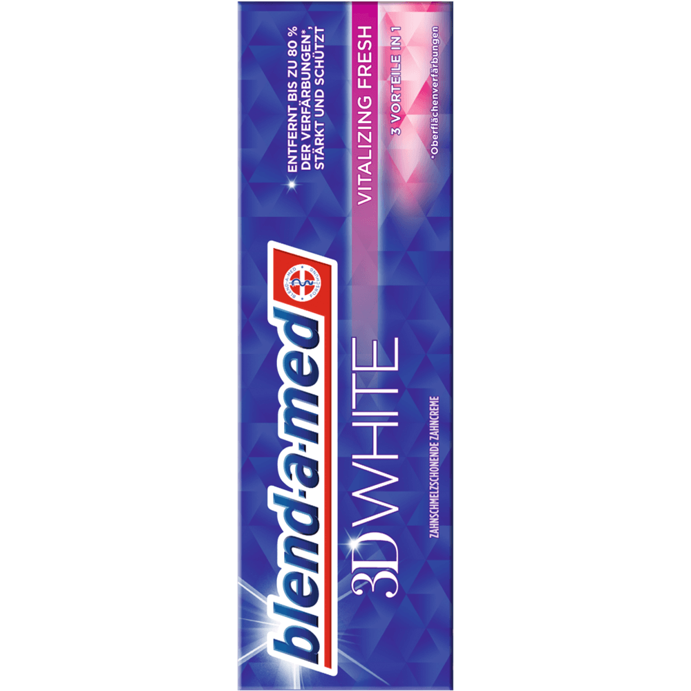 Bild: blend-a-med 3D White Vitalizing Fresh Zahnschmelzschonende Zahncreme