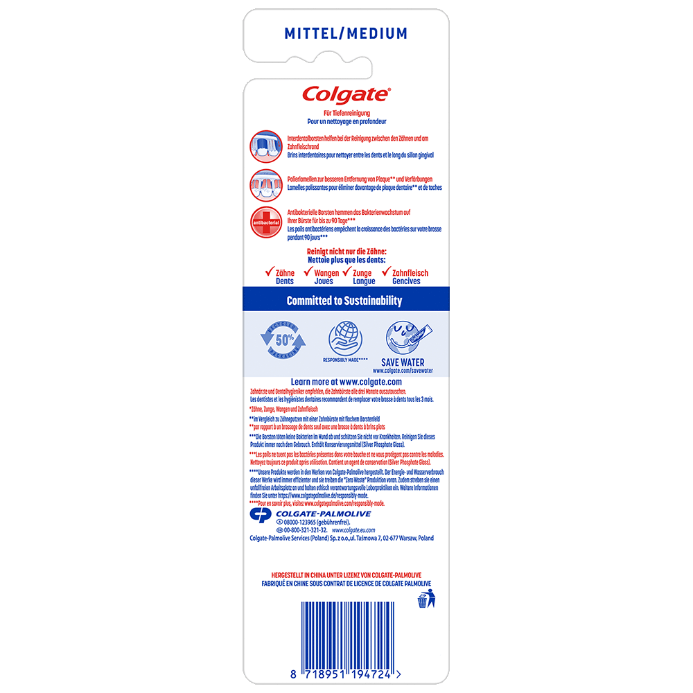 Bild: Colgate 360° Zahnbürsten Deep Clean