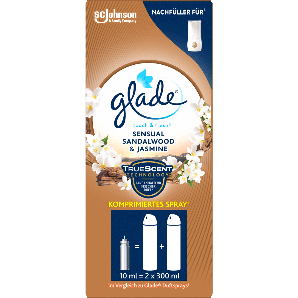 Bild: Glade Touch & Fresh Sensual Sandalwood & Jasmine Nachfüllung