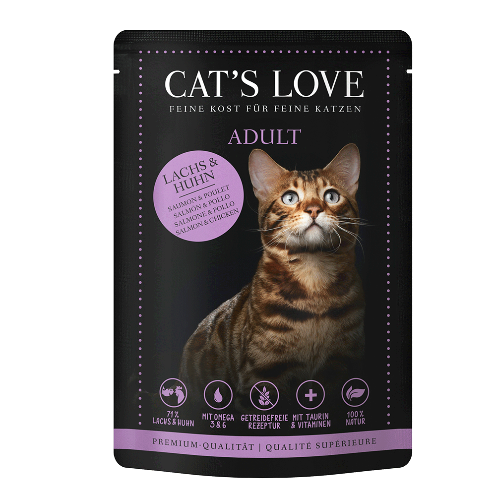 Bild: CAT'S LOVE Adult Lachs und Huhn