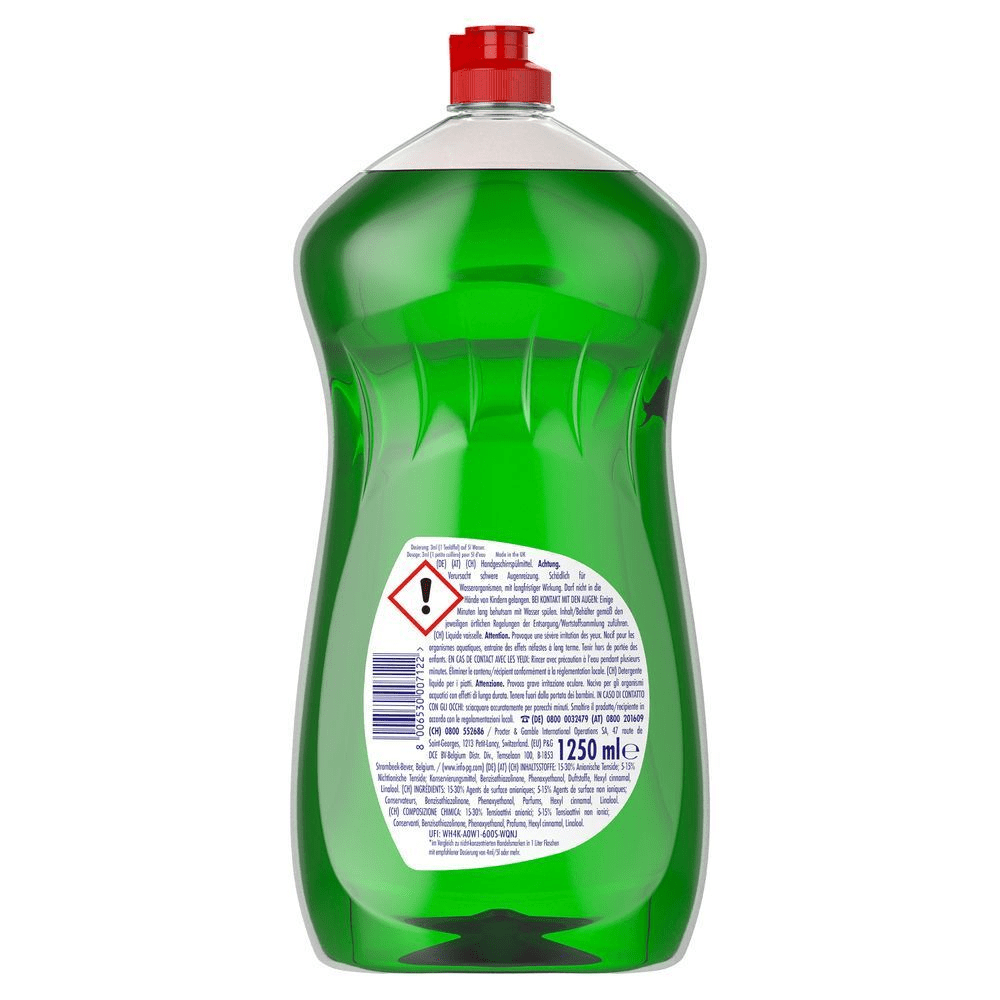 Bild: FAIRY Ultra Konzentrat Original Handgeschirrspülmittel mit effektiver Fettlösekraft für perfekt sauberes Geschirr 