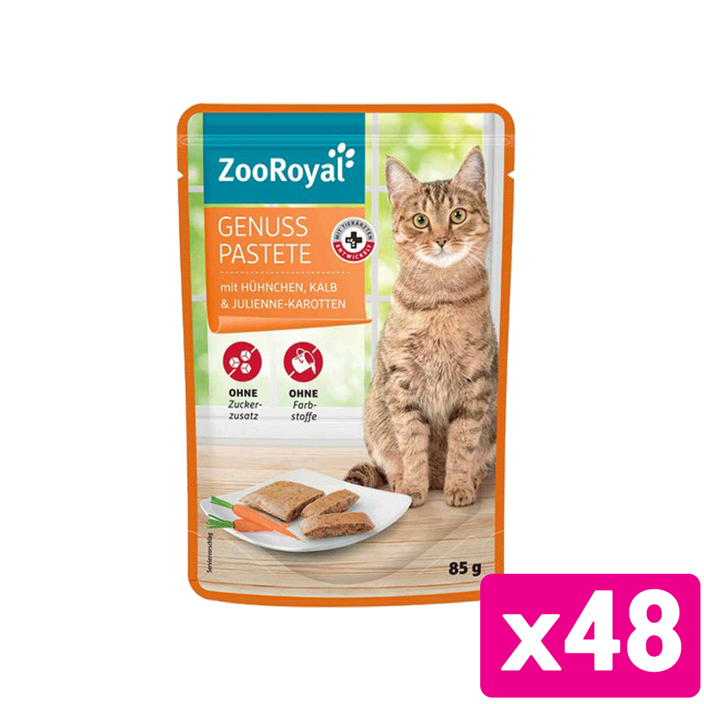 Bild: ZooRoyal Genusspastete Hühnchen Kalb Karotten